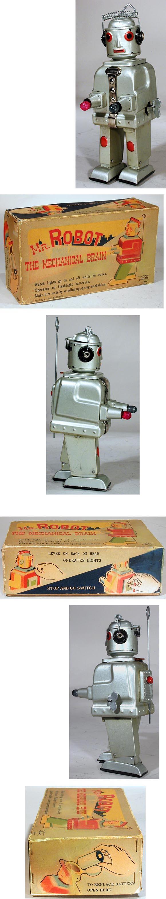 c.1950 Alps, Mr. Robot The Mechanical Brain in Original Box